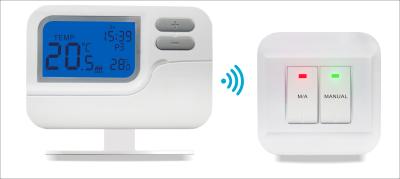 China Wireless 7 Day Programmable Room Thermostat Hvac / Temperature Controller Thermostat for sale