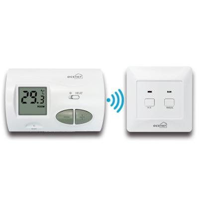 China Riseem Temperature Control Digital LCD Display Thermostat with LED System Indicator for sale