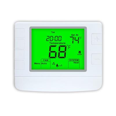 China Riseem Non-programmable Heat Pump Thermostat With Flame Retardance ABS for sale