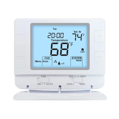 China Riseem 24V 5 / 1 / 1 Programmable Electronic Home Thermostat 24 Volt With Temperature Control for sale