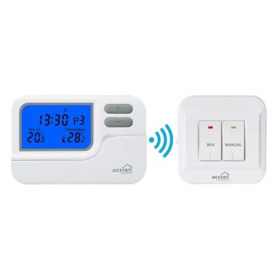 China 7 Day Programmable Air Conditioner Riseem Thermostat with Keypad Lockout for sale