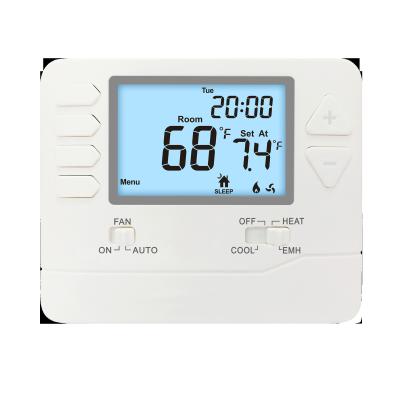 China Riseem Omron Relay Heat Pump Thermostat Customizable Color Adjustable Control For Underfloor for sale