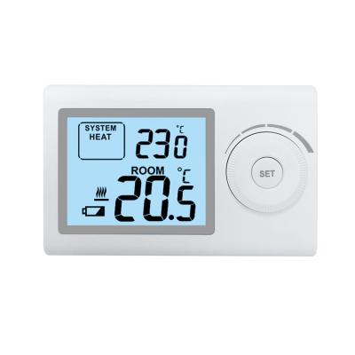 China Riseem ABS Niet-programmeerbare thermostaat, LCD-display Airconditioner Kamertemperatuur Thermostaat Te koop