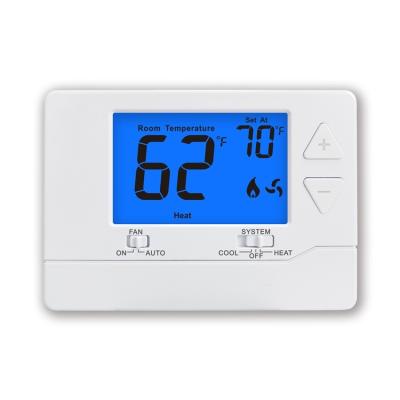 China Riseem 24V Single Stage Temperature Calibration Adjustment Home Thermostat Non-programmable for sale