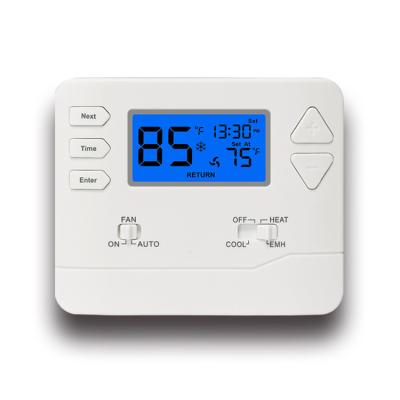 Chine thermostat de pièce de Digital de pompe à la chaleur 24V avec le rendement énergétique de boutons poussoirs à vendre