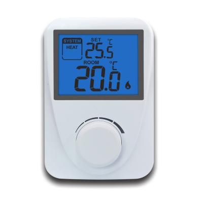 China Riseem White Color Omron Relay Digital Non-programmable Room Thermostat For Heating Systems for sale