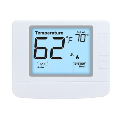 China LCD Digital 24V 1 Heat 1 Cool Air Conditioning Non-programmable Home Thermostat for HVAC With NTC Sensor for sale