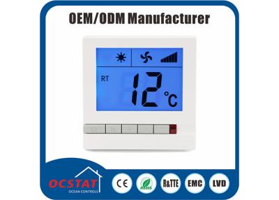 China Household Room Heating fcu thermostat , Digital Air Conditioning Thermostat for sale