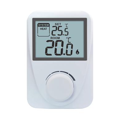 China Temperature Controller Wired Room Riseem Thermostat With Bat - Low Indicator for sale