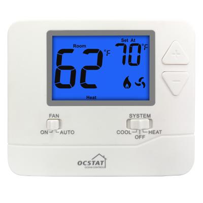 China Boil Heating Digital Room Thermostat Rectangle Shape For Kitchen / Living Rooms for sale