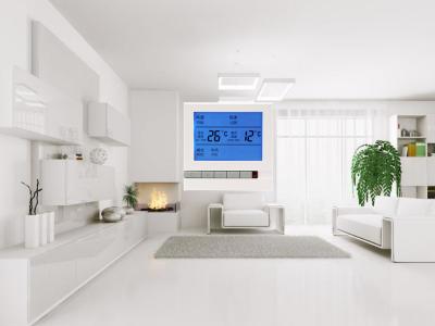 China Riseem ABS+PC Digital Temperature Thermostat For Air Condition Customizable Color for sale