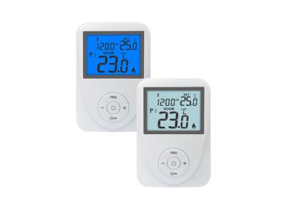 China ABS 230V Heating Room Digital Thermostat /  Programmable Big Screen HVAC Temperature Thermostat for sale