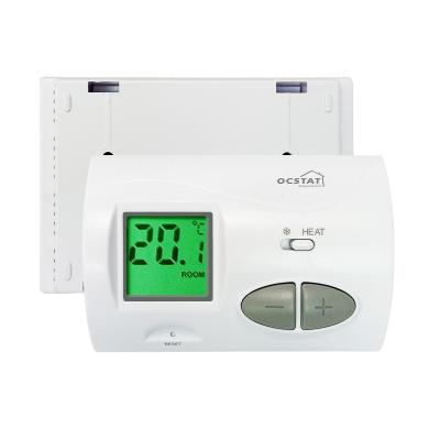 China White Omron Relay Wired Heated Floor Thermostat For Indoor Bedroom for sale