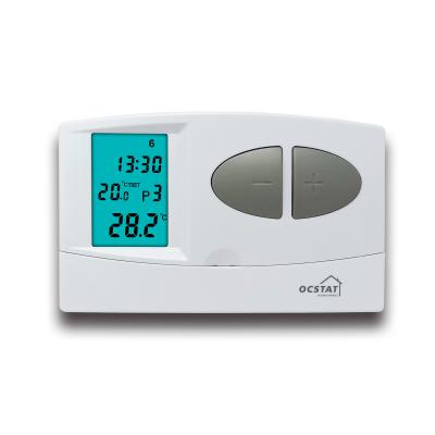 China Riseem Water Electronic Heating Room Thermostat 868 MHz 7 Day Programmable for sale