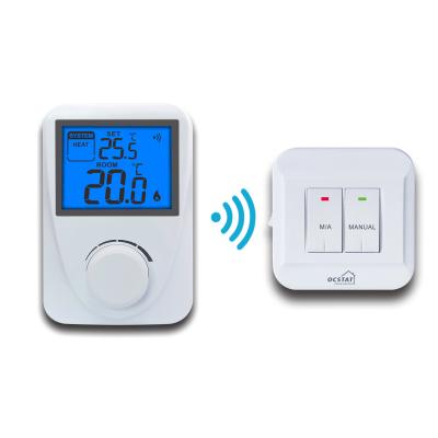 China White Smart Household Wireless Room Thermostat  For Underfloor Heating for sale