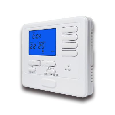 China Mehrstufiger programmierbarer Thermostat des verdrahteten Raum-24V zu verkaufen