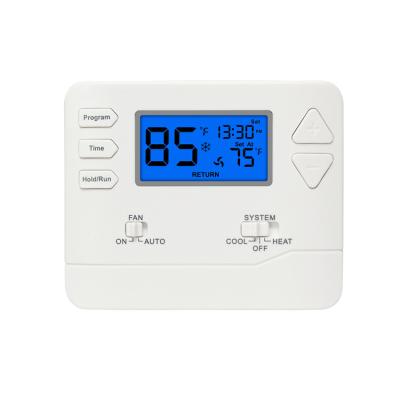 China Riseem 1 Heat / 1 Cool 1°C Accuracy 24V Programmable HVAC Thermostat for sale