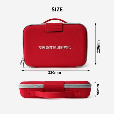 China Factory Direct Sales Red Single Waterproof Portable Hard Shell Box EVA Carry Case CustomFirst Outdoor Aid Kit Bag for sale