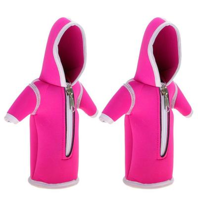 China Eco - Friendly Sport Bottle Neoprene Novelty Cooler Sleeve Case With Shaped Jacket for sale