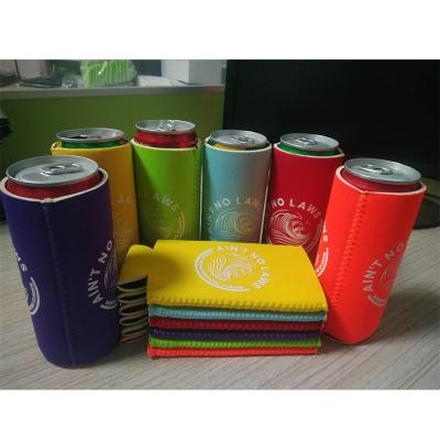 China 12oz Sublimation Neoprene Lean Thicker Box Cooler Waterproof for sale