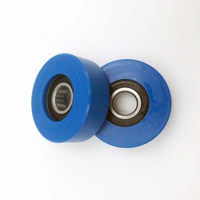 China Modern blue color escalator step roller EHC RL0760KB2-5866 for promotion for sale