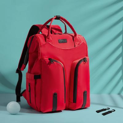 China With USB Customized Logo Nylon Waterproof Fabric Waterproof Multi Function Cooler Diaper Bags Backpack for sale