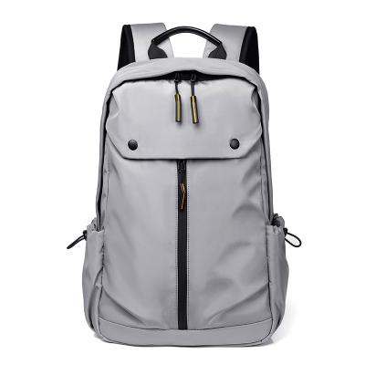 China Waterproof factory wholesales side nylon waterproof casual pocket drawstring USB filling backpack for men for sale