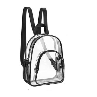 China PVC waterproof border transparent male and female students large capacity fashion outdoor portable sports backpack for sale