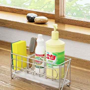 China Kitchen Sustainable Metal Shelf Water Filter Basket Multifunctional 304 Stainless Steel Drain Basket for sale