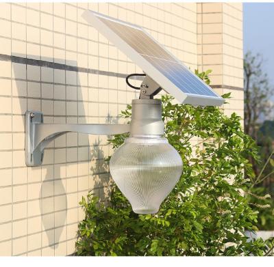 China 2022 New Retro Solar Panel Yard Balls Outdoor Waterproof Solar Light Decorative Bulb Wall Mounted/Door Floor For Garden for sale