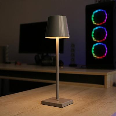 China Modern Aesthetic Black Chinese Restaurant Task Guangzhou Simple Study Charging Reading Wireless Modern Table Lamps For Bedrooms for sale