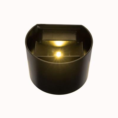 China Industrial Grade Nice Black Bed Lighting Modern Waterproof LED Wall Light Outdoor Black Round Wall Lamps for sale