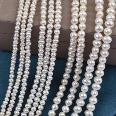 China DIY Pearl Beads Best Jewelry Price 2.8-3.2mm White Loose Freshwater Potato Small Baroque Pearl For Jewelry Accessories for sale