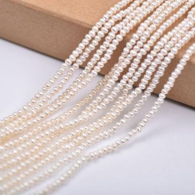 China DIY Pearl Beads Jewelry Plant 2.5-3.5mm Small Irregular Pearl Beads For Jewelry Accessories for sale