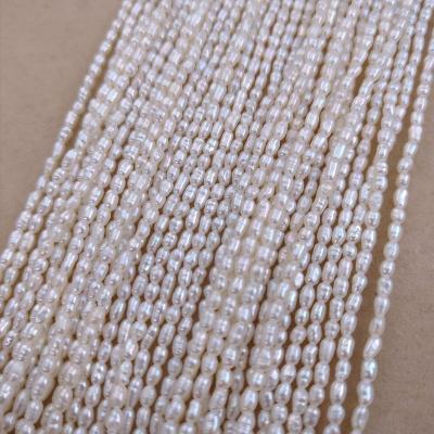 China DIY Pearl Beads Jewelry Best Price 1.8-2mm White Freshwater Small Pearls For Jewelry Accessories for sale