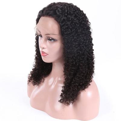 China Curly Curly Hand Tied Full Lace Wig Virgin Pre-plucked Curly Curly Hair Full Lace Wig With Baby Hair for sale