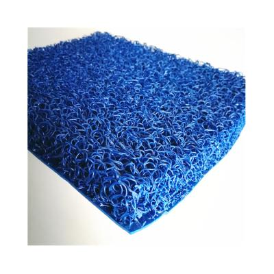 China Waterproof PVC Spaghetti Mat Rug Kitchen Plastic Flooring Rubber Curly Plastic Mat for sale