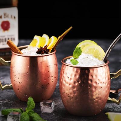 China RAYBIN caneca 10 oz moscow mule copper cup cups viable custom set of 4 for sale