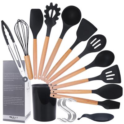 China RAYBIN 11pcs Sustainable Silicone Kitchen Utensils Cookware Set Nonstick Cooking Cooking Spoon Tools for sale