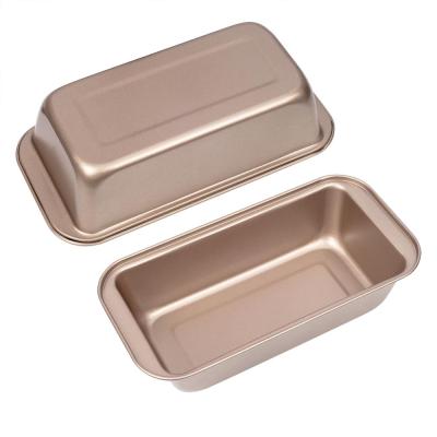 China RAYBIN Non Stick Cube Carbon Steel Bakeware Cake Mold Sustainable Toast Bread Pan for sale