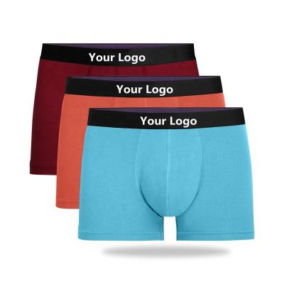 China Manufacturer Wholesale Men Boxer Custom Logo Antibacterial Mens Underwear High Quality Modal Fabric Shorts Fahion Classic Men's Briefs Boxers for sale