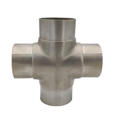 China New Type Stainless Steel Modern Sale 4 Way Well Cross Connector for sale