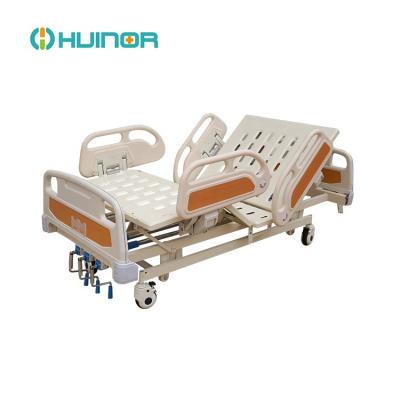 China 2 function Chinese comfortable manual bed with 4 removable casters for sale