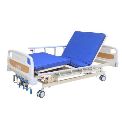 China Chinese Saikang Hospital Bed Comfortable Medical Equipment Five Functions Manual Hospital Bed for sale