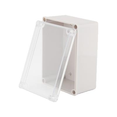 China Electronic equipment factory direct sale enclosure outdoor waterproof plastic transparent junction box for sale