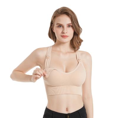 China Seamless Radiation Protection Bra Maternity Radio Breastfeeding Nursing Bra Good Quality Lactation Bra Wholesale for sale