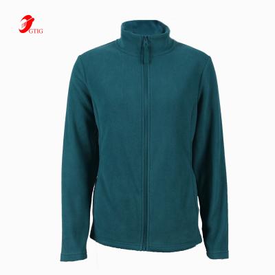 China Outdoor 100% Polyester Fleece Custom Size Wear Zipper Fleece Jacket Women Plus Jacket for sale