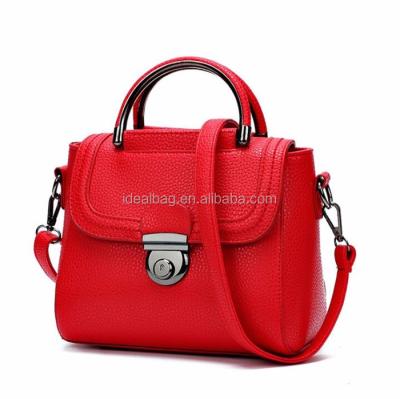 China 2021 custom fashion lady leather handbag women handbag in china factory for sale