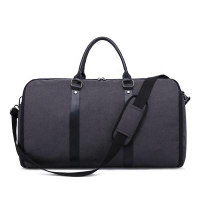 China Foldable PU Foldable Unisex Leather Business Oxford Suit Bag Travel Travel Garment Suit Bag for sale