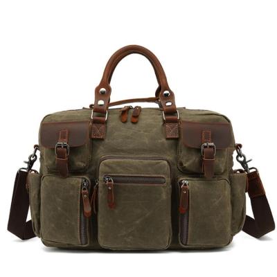 China Vintage Custom Hot Selling Women Leather Luggage Travel Bags Wholesale Handbags Travel Bags For Men for sale